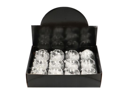 Bombka szklana 8 cm mix wzorów