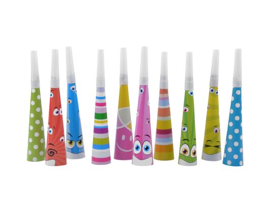 Trąbka urodzinowa - 2 sztuki