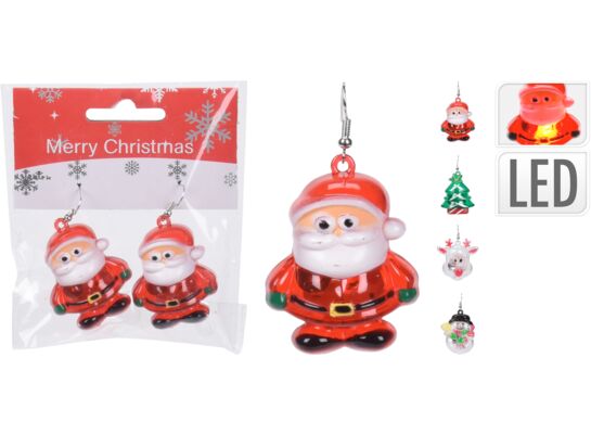 Zawieszka LED komplet 2 szt mix 4 wzorów