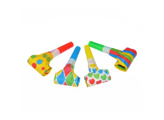 Gwizdek duży 4 sztuki mix