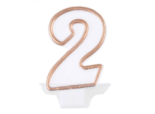 Świeczka cyferka nr 2