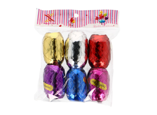 Wstążki dekoracyjne 6 sztuk mix