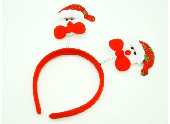 Opaska świąteczna bałwanek