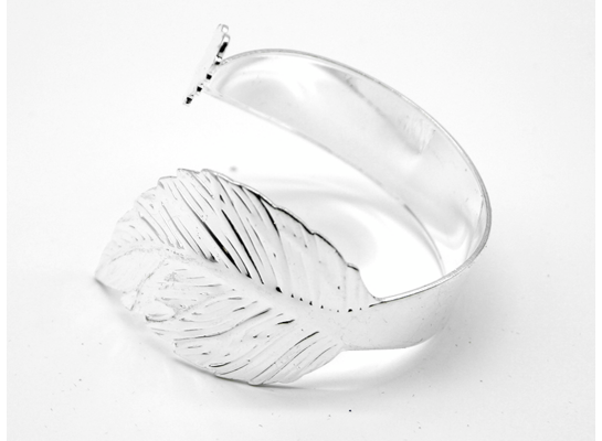 Obrączka na serwetkę liść 4 sztuki