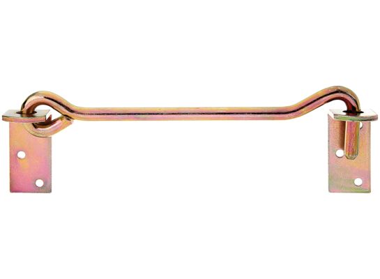 Hak okienny z płytką ocynk 200 x ⌀8