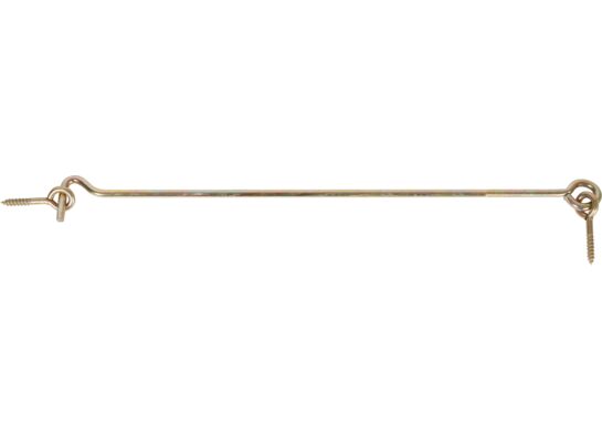 Hak okienny do wkręcenia ocynk 400 x ⌀6