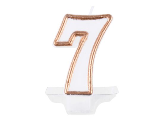 Świeczka cyferka nr 7