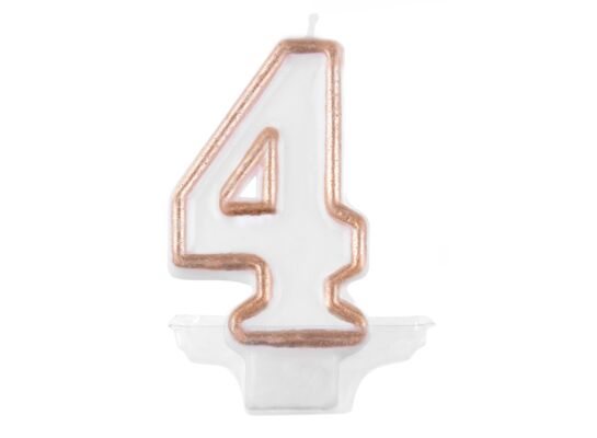 Świeczka cyferka nr 4