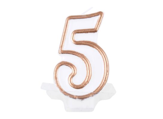 Świeczka cyferka nr 5