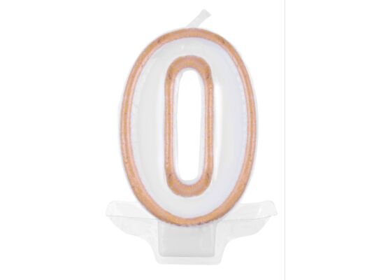 Świeczka cyferka nr 0