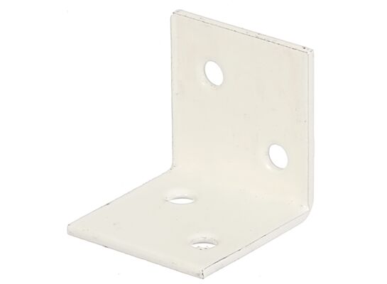 Kątownik szeroki biały 30 x 30 x 30