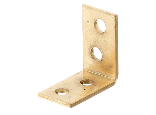 Kątownik mosiądzowany 25 x 25 x 14, 4 sztuk