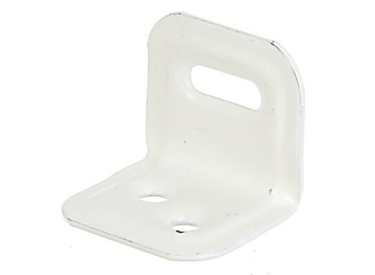 Kątownik przesuwny tłoczony biały 25 x 25 x 30