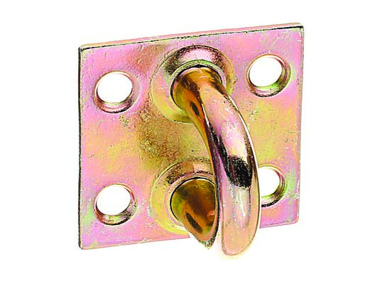 Uchwyt na płytce ocynk 37 x 37