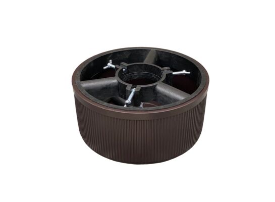 Stojak choinkowy mały 5 l 31 x 13,5 cm brązowy