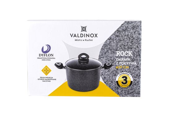 Garnek z pokrywą Valdinox Rock 20 cm 3,2 l