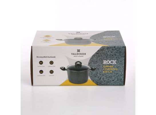 Garnek z pokrywą Valdinox Rock 24 cm 6 l