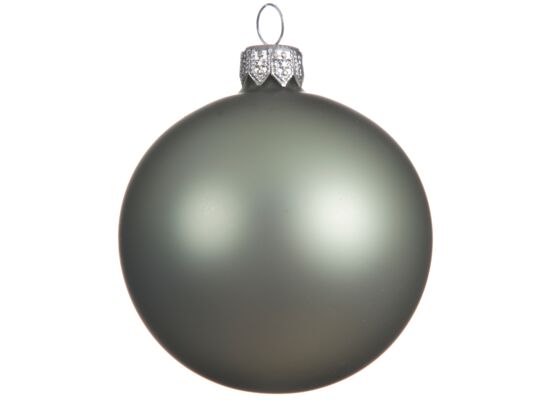 Bombka szklana matowa zielona 15 cm 1 sztuka