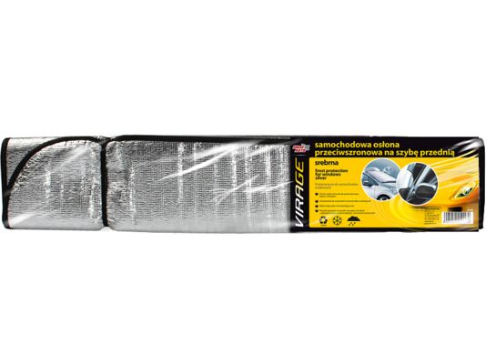 Uniwersalna osłona na szybę przednią srebrna 200 x 70 cm