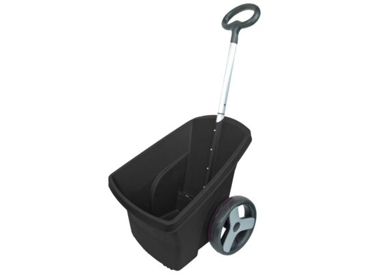 Wózek ogrodowy czarny 67 L czarny