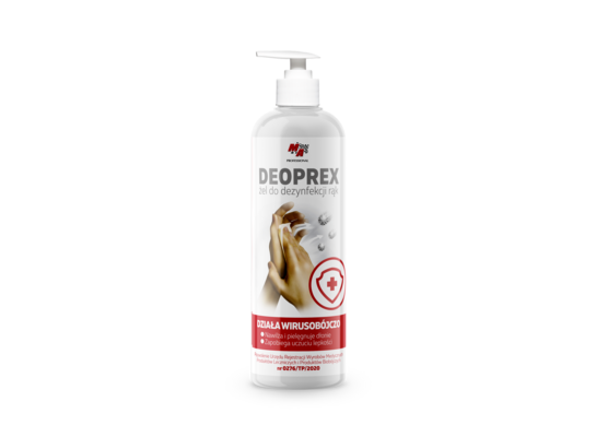 Żel do dezynfekcji rąk MA PROFESSIONAL - DEOPREX 400 ml