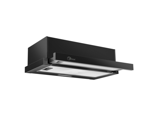 Okap teleskopowy Treviso 60 Black czarny