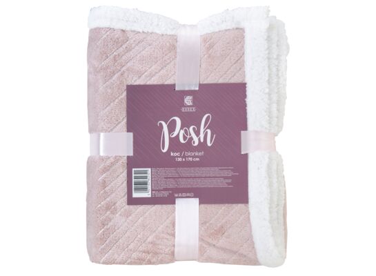 Koc/Narzuta Posh flanela 130 x 170 cm