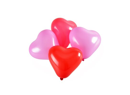 Balonik mini serce 8  sztuk