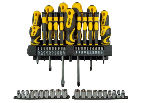 Zestawy wkętaków oraz nasadek  57 części STHT0-61143 Stanley