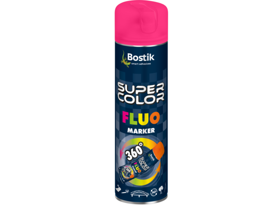 Lakier do znaczników Fluo Marker 360⁰ 400 ml różowy Bostik