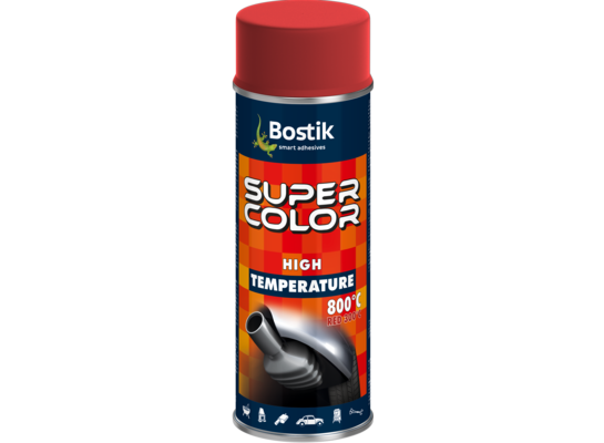 Lakier wysokotemperaturowy 400 ml czerwony Bostik