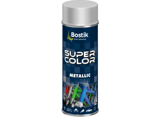 Lakier w aerozolu metalic 400 ml srebrny Bostik