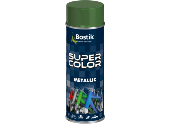 Lakier w aerozolu metalic 400 ml zielony Bostik