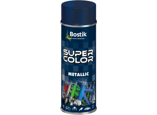 Lakier w aerozolu metalic 400 ml niebieski Bostik