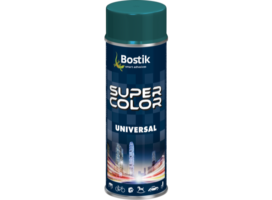 Lakier w aerozolu uniwersalny 400 ml turkusowy Bostik