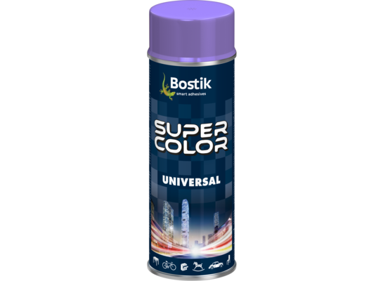 Lakier w aerozolu uniwersalny 400 ml liliowy Bostik