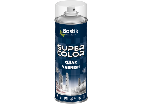 Lakier w aerozolu uniwersalny 400 ml bezbarwny Bostik