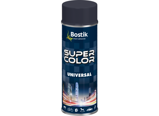 Lakier w aerozolu uniwersalny 400 ml antracyt Bostik