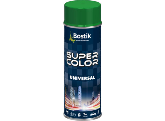 Lakier w aerozolu uniwersalny 400 ml zielony Bostik