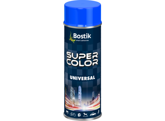 Lakier w aerozolu uniwersalny 400 ml niebieski Bostik