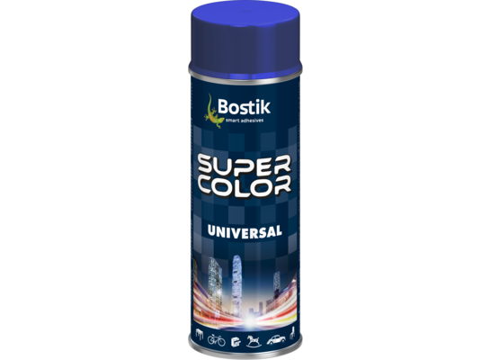 Lakier w aerozolu uniwersalny 400 ml granatowy Bostik