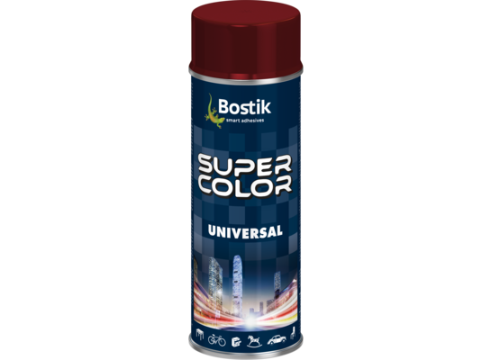 Lakier w aerozolu uniwersalny 400 ml purpurowy Bostik
