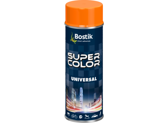 Lakier w aerozolu uniwersalny 400 ml pomarańczowy Bostik