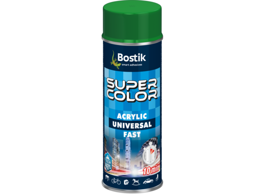 Lakier w aerozolu uniwersalny akrylowy 400 ml zielony Bostik