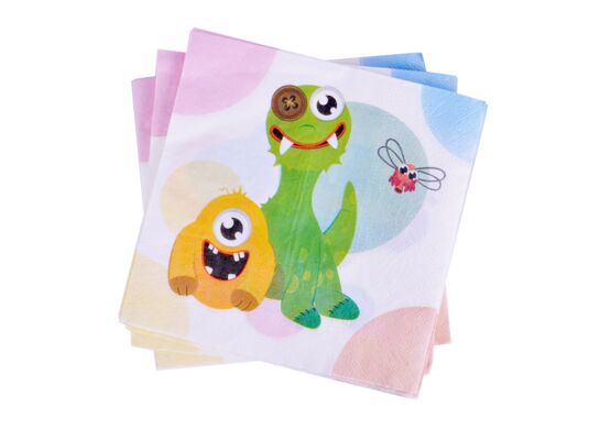 Serwetka pillow monsters 33 x 33 cm