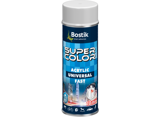 Lakier w aerozolu uniwersalny akrylowy 400 ml biały Bostik