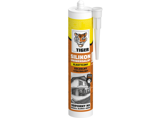 Silikon uniwersalny Tiger brązowy 280 ml
