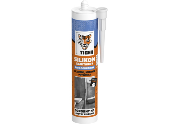 Silikon sanitarny Tiger bezbarwny 280 ml