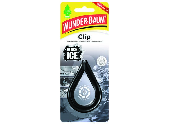 Zapach samochodowy CLIP - Black Ice WUNDER-BAUM