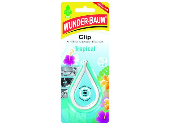 Zapach samochodowy CLIP - Tropical WUNDER-BAUM
